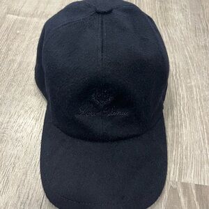 Brand new Loro Piana cashmere baseball hat with tags and bag.